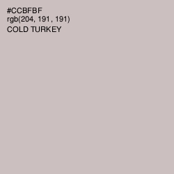 #CCBFBF - Cold Turkey Color Image